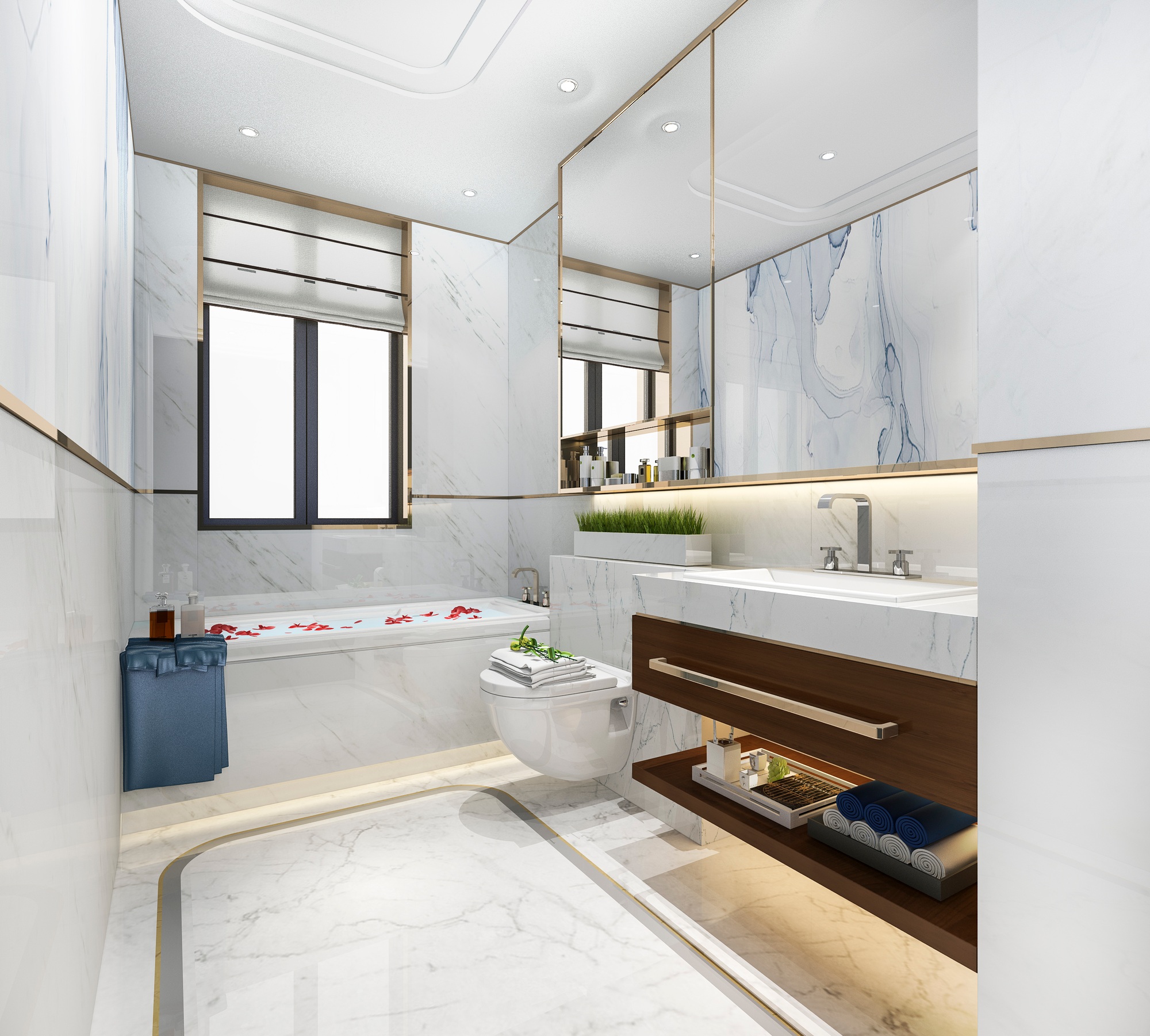 3d rendering interior and exterior design